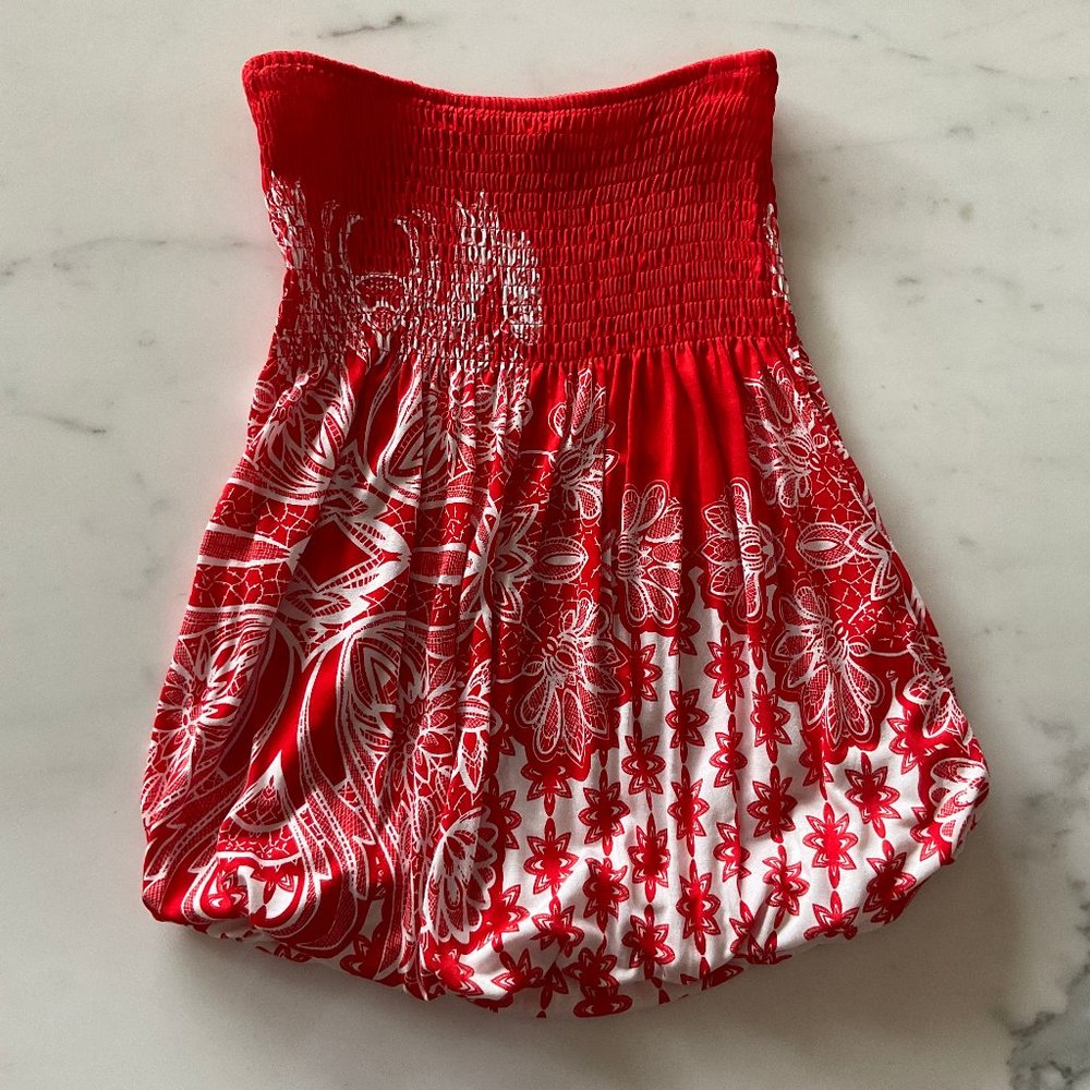 New Lascana for Venus Smocked Strapless Top - XS